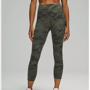 Lululemon Align Green Camo 365 Leggings